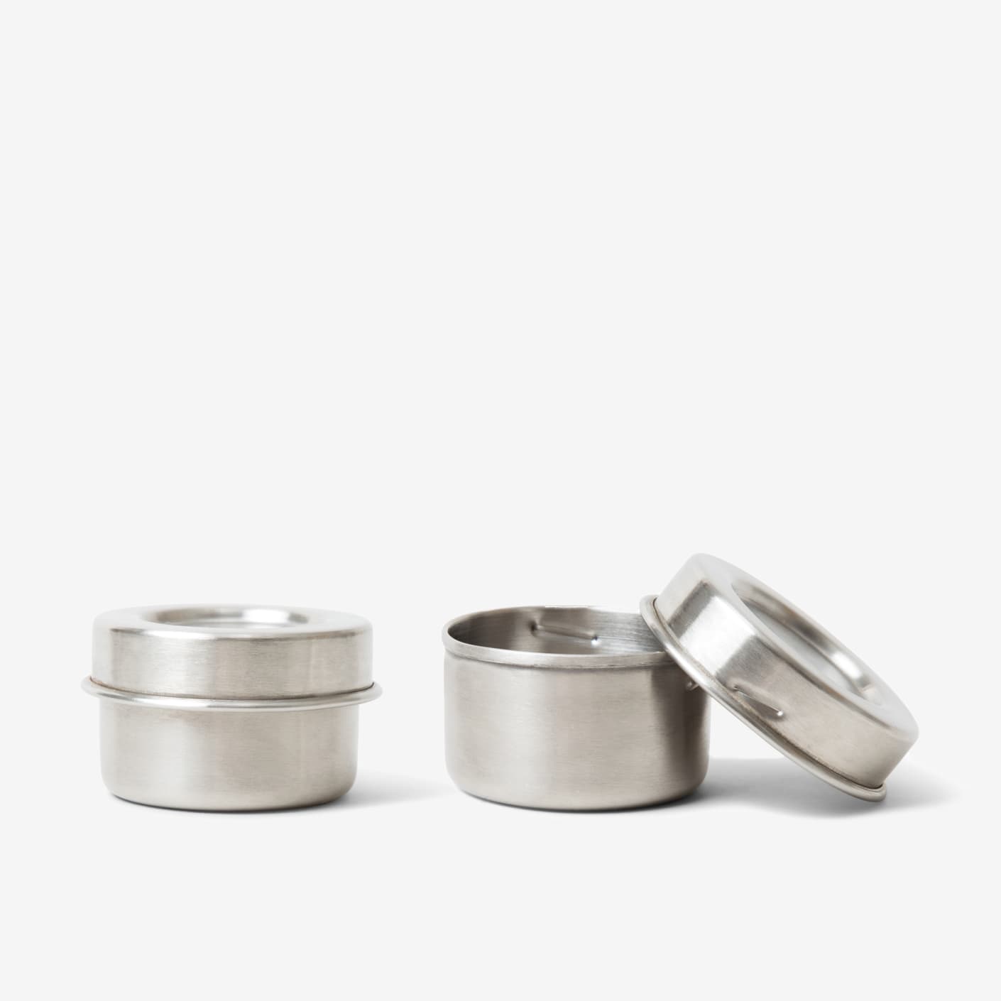 Onyx Airtight Stainless Steel Condiment Container Set of 2 Bespoke Post